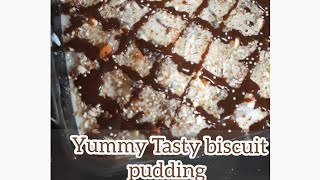 Simple and Easy biscuit layered pudding