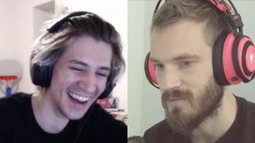 xQc reacts to PewDiePie reacting to xQc