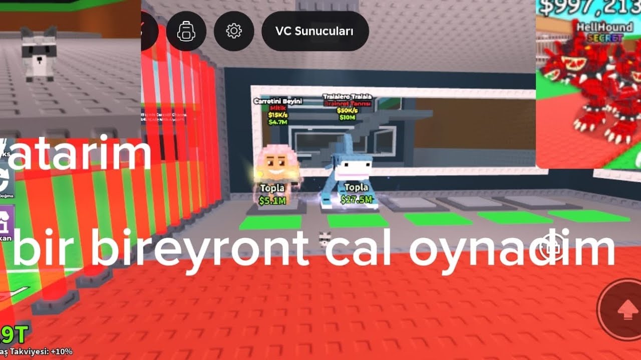 (Bir bireyront cal oynadim)amacim secret yada breyront gat          calmaya calisdim( abone ol)  