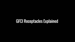 gfci receptacles explained