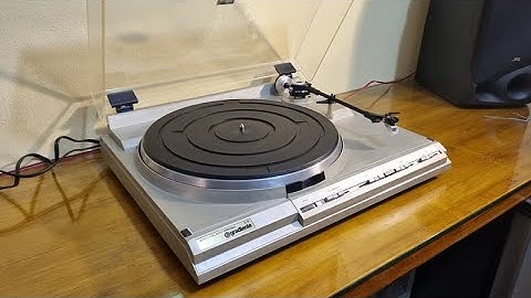 Toca Discos Gradiente D 35 Direct Drive Totalmente Revisado com Capsula e Agulha Novas AT3600L