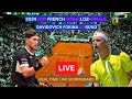 Casper ruud vs alejandro davidovich fokina live score update tennis 2024 atp french open 132finals