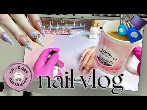 Nail Vlog, DIES & DAS #nailfashion #nails #pressonnails