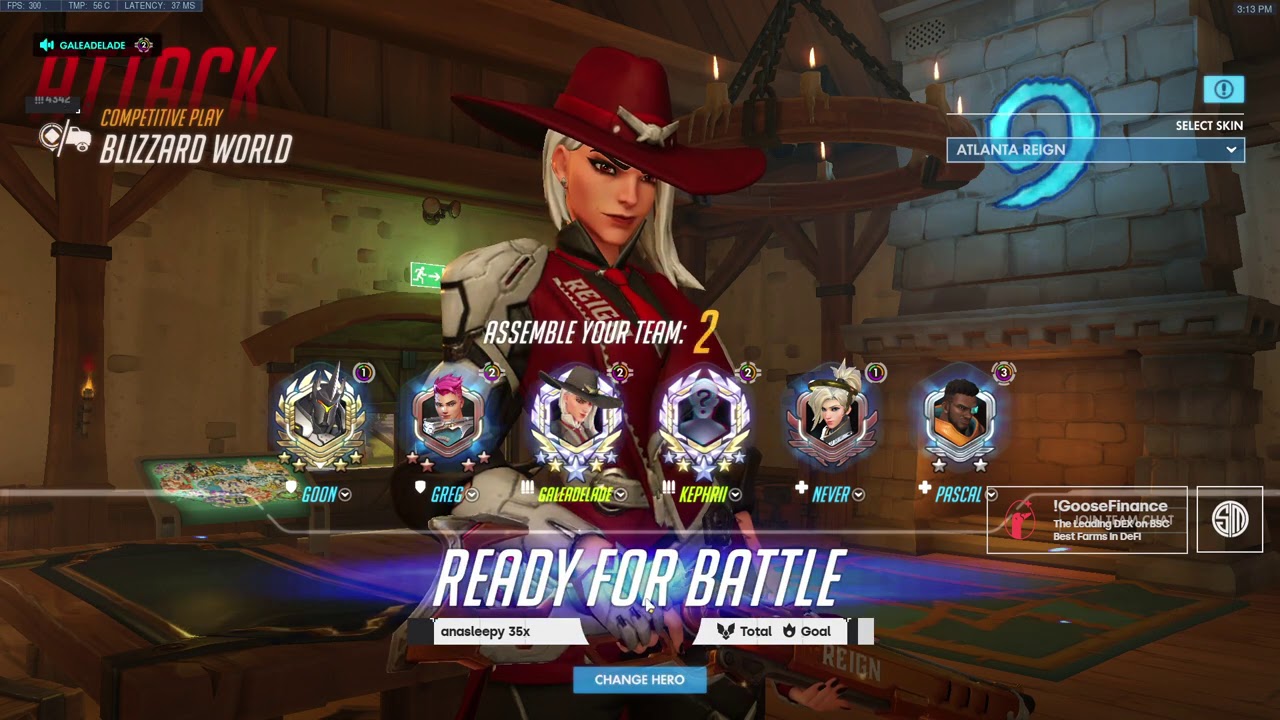 GALE DUO WITH KEPHRII! vs SPACE +AQUAMARINE! ASHE GAMEPLAY OVERWATCH SEASON 27 TOP 500