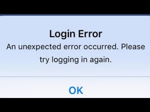 How To Fix Facebook Login Error On iPhone | An Unexpected Error Occurred Please Try Logging & Again