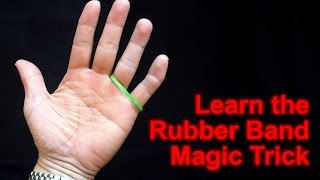 Learn the Rubber Band Magic Trick #easymagictricks #rubberbandmagictricks