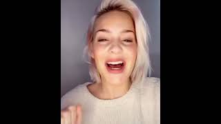 ANNE-MARIE saying "Hi" in  different languages