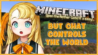 【Minecraft】but Chat CONTROLS the world! TwitchSpawn!