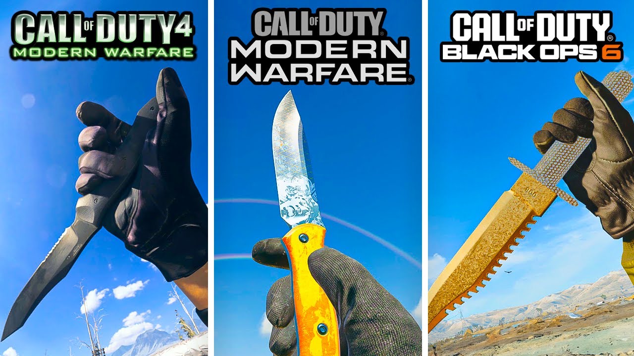 Playing EVERY COD in 2025… but knife only? - YouTube