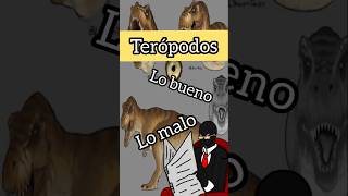 lo bueno y lo malo de ser un T-rex o un terópodo grande