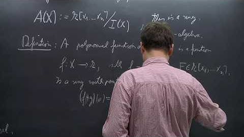 Algebraic Geometry - Lothar Göttsche - Lecture 05