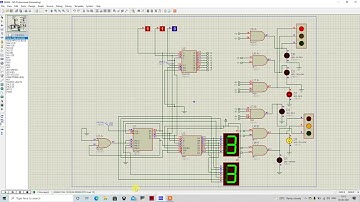 TRAFFIC LIGHT USING DECODER AND COUNTER