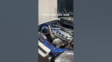 T51r Modded D16 2step #honda #civic #hondacivic #d16y8 #d16 #d16turbo #turbo #t51r #t51rmod #2step