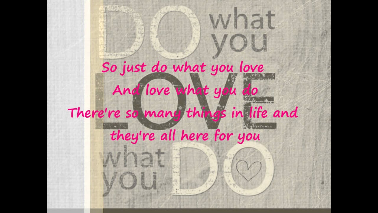 Ryan Huston - Do What You Love Lyrics - Youtube-6561