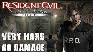 Resident Evil Outbreak File #2: "Desperate Times" No Damage (Very Hard)