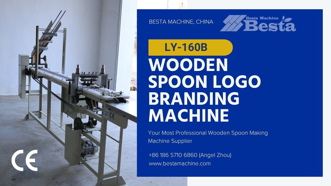 Automatic Wooden Spoon Logo Branding Machine (LY-160B)