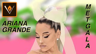 ARIANA GRANDE ON ADOBE ILLUSTRATOR DRAW | VECTOR screenshot 1