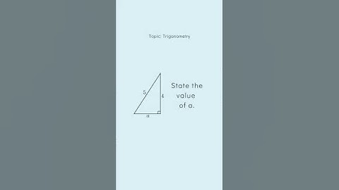 What’s the missing side? 🔺 Classic Pythagorean triple! #QuickSolveMath #TrigTuesday