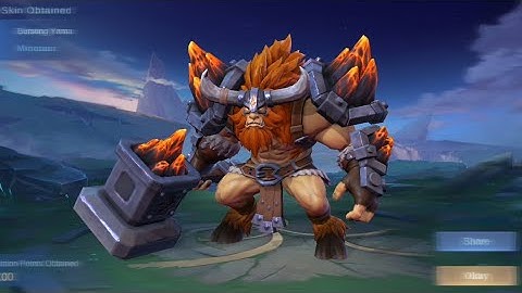 MLBB - 9TH ANNIVERSARY WELCOME GIFT 🎁 !! MINOTAUR - BURSTING YAMA !! @gbgamer19 