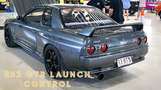 R32 GTR Nissan Skyline Testing Launch Control