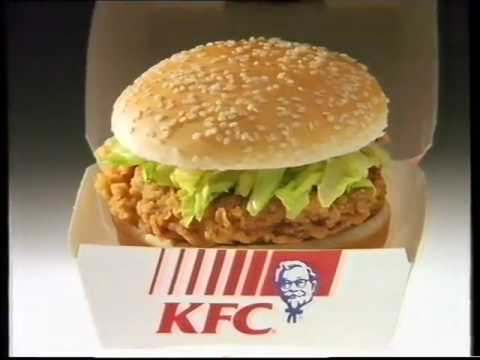 [經典廣告] KFC 肯德基 巴辣雞漢堡 1995