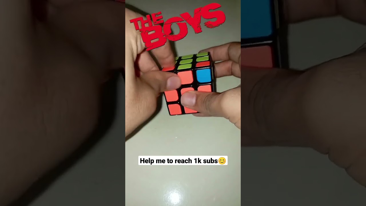 3x3 rubiks cube unbelievable move. 😂. #3x3cube #rubikscube#cubing