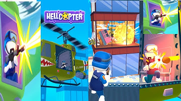 HellCopter - Gameplay Walkthrough All Levels 1-10 Saygames (Android-iOS)