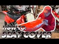 How To REPLACE DIRT BIKE SEAT COVER! 1990 CR125 Rebuild Part 7