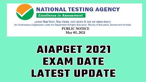 AIAPGET 2021 EXAM DATE NOTICE | BAMS MD PG