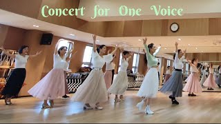 Concert for One Voice Linedance  - Beginner Level (dance and counts)