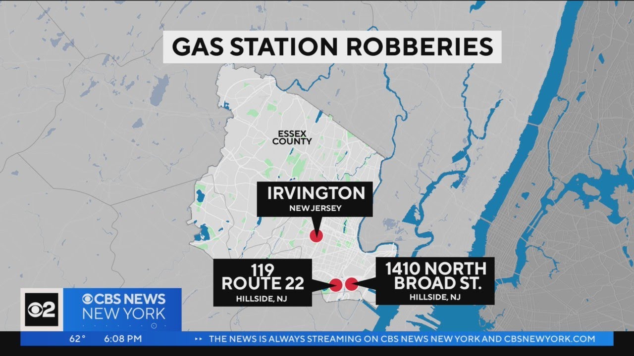 NJ police seek suspects in string of gas station robberies - YouTube