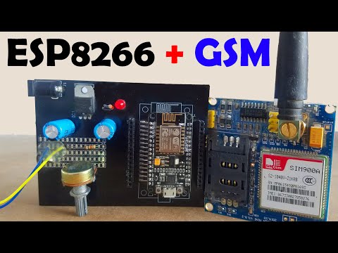 Nodemcu with GSM Sim900A, ESP8266 u0026 GSM, GSM Wifi,text message u0026 Blynk,IOT GSM, Trending Electronics