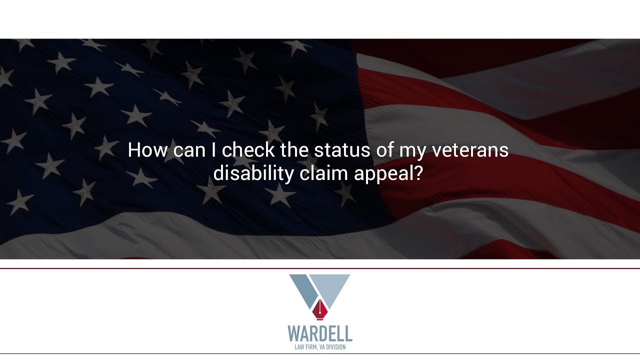 How can I check the status of my veterans disability claim