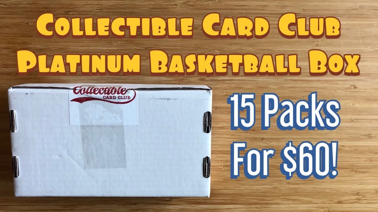 Collectible Card Club Platinum Basketball Subscription Box Break 15