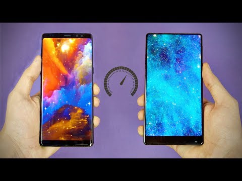 Samsung Galaxy Note 8 vs Xiaomi Mi MIX - Speed Test! (4K)