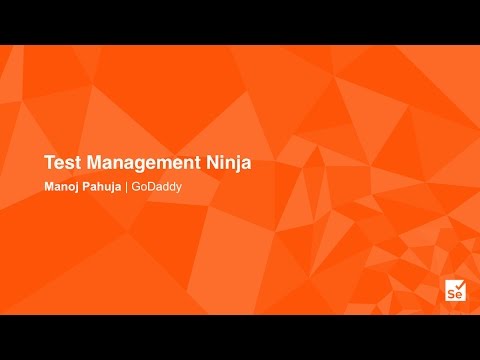 Test Management Ninja - Manoj Pahuja | GoDaddy