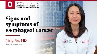 Signs and symptoms of esophageal cancer | OSUCCC – James