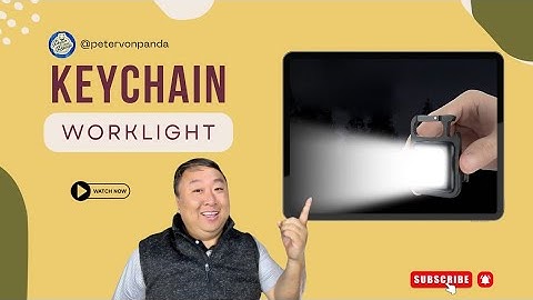 Useful COB Mini Keychain LED Work Light