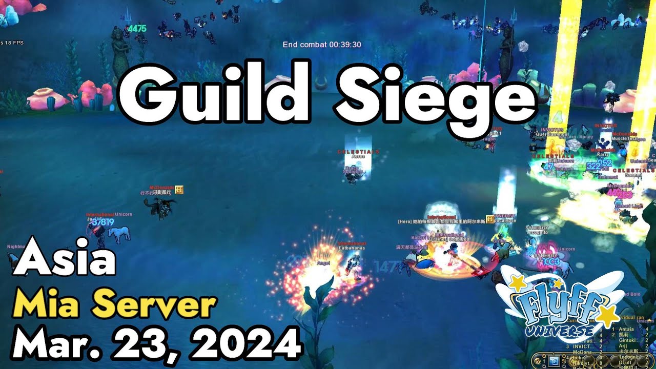 Guild Siege (Mia Server) March 23, 2024 | Flyff Universe