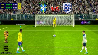 Vinicius Junior VS Jude Bellingham !  Brazil vs England !  Penalty Shootout ! @play_efootball