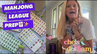 Pack With Me for Mahjong League Night Behind The Scenes Setup