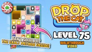Drop the Cat - Level 75 Walkthrough Solution