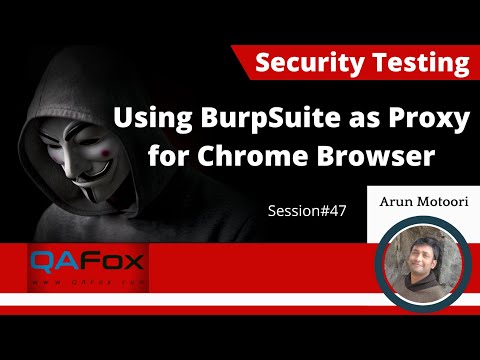 Configuring BurpSuite as Proxy for Chrome browser (Session 47 - Security Testing)