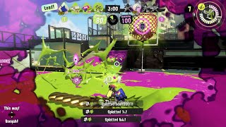 Splatoon 3: Cheeky scores in Clam Blitz [18(3)-7, Tri-slosher]
