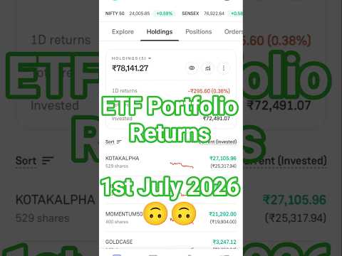 Thumbnail for My ETF Portfolio Review | 1st July 2026 |Swing X Compounding#stockmarket #growth #etfportfolio #etf