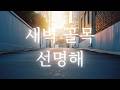 [MV]  새벽 감성 시티팝 [새벽골목선명해] 🌌