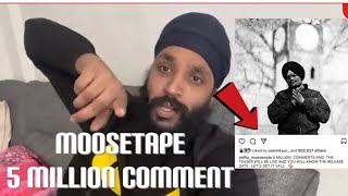 Sidhu Moosewala | 5 million Comment | Moosetape | Teaser Coming Soon