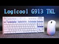 Logicool G913 TKL ホワイト レビュー。至高の白銀ロープロファイルワイヤレスキーボード