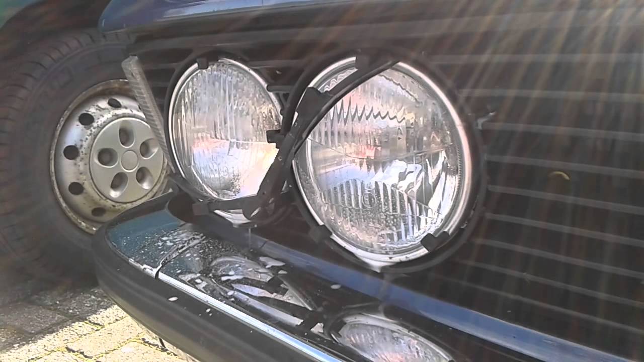 BMW E21 3series headlight wipers in action! SWRA in German