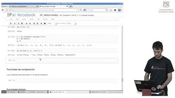 Arrays de NumPy - Parte 2.3 - Curso Python para científicos e ingenieros